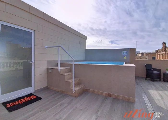 Rooftop Oasis With Plunge Pool & Bbq Hal Ghaxiak